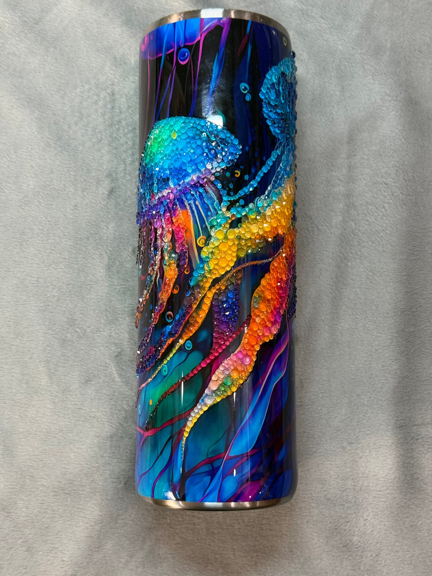 30oz-Rhinestoned Jellyfish