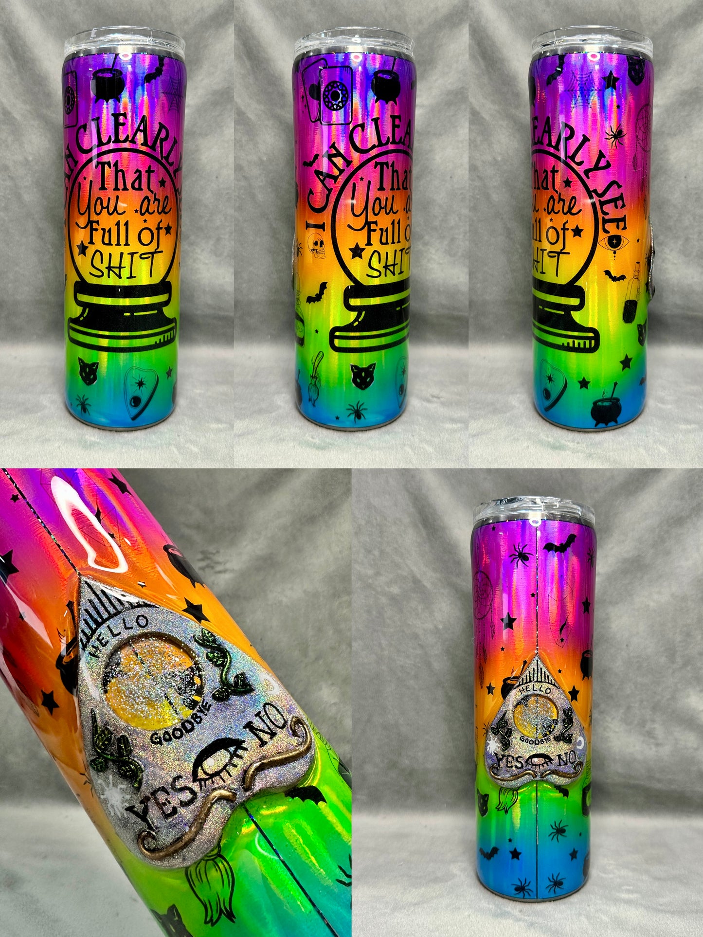 30oz- Holographic Crystal Ball 3D