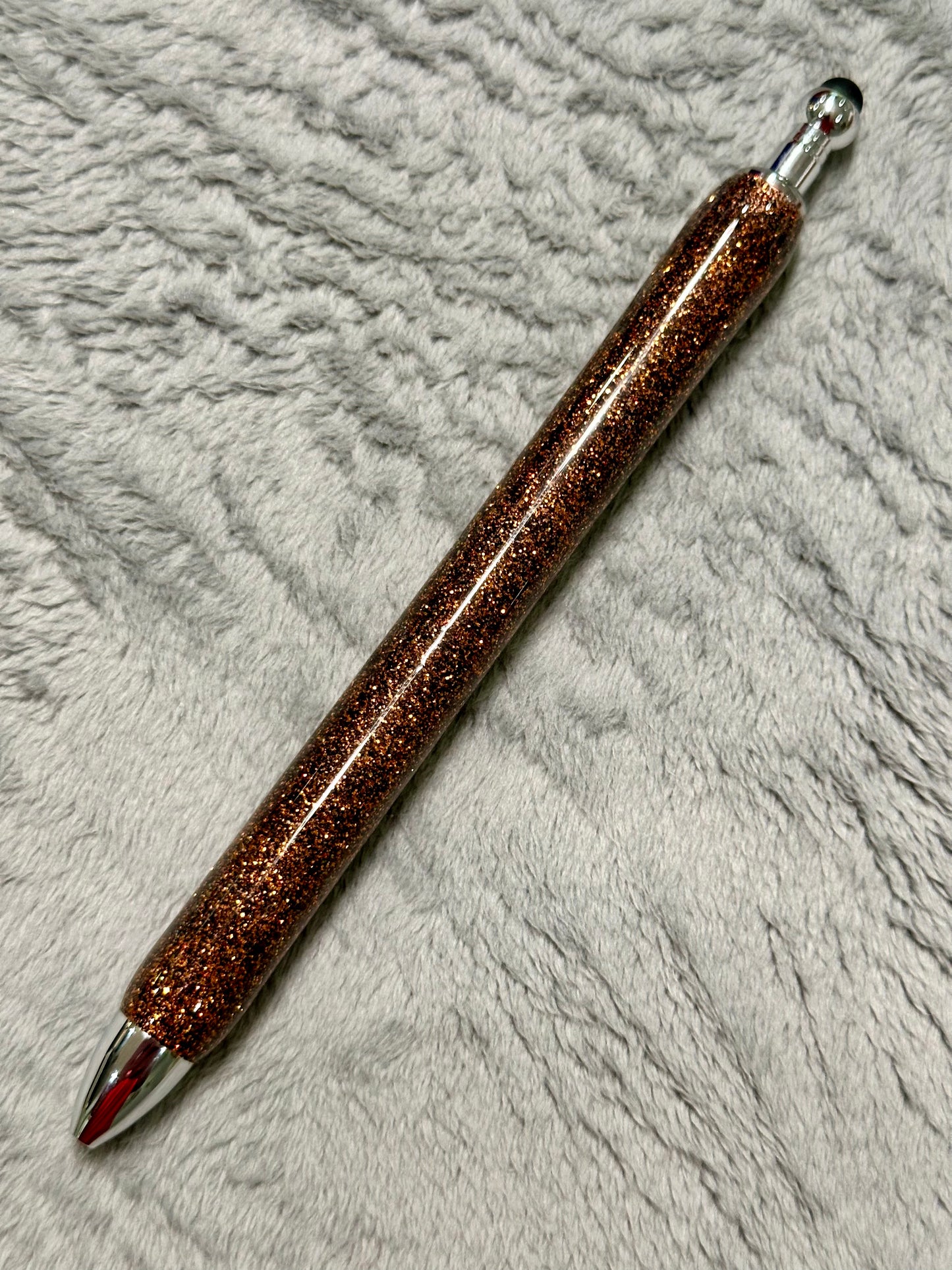 Brown Glitter Pen